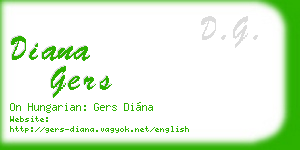 diana gers business card